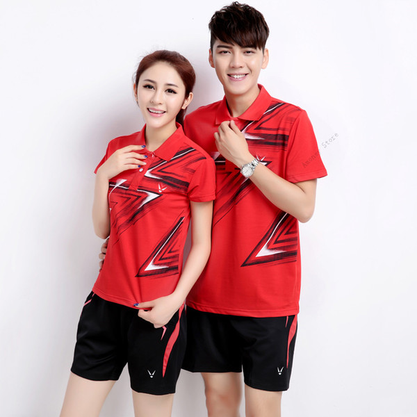 Adsmoney badminton Shirt Shorts Brand New Men's Polo Shirt For Men/Women Polos Short Sleeve Sports Jerseys Golf Tennis Suit