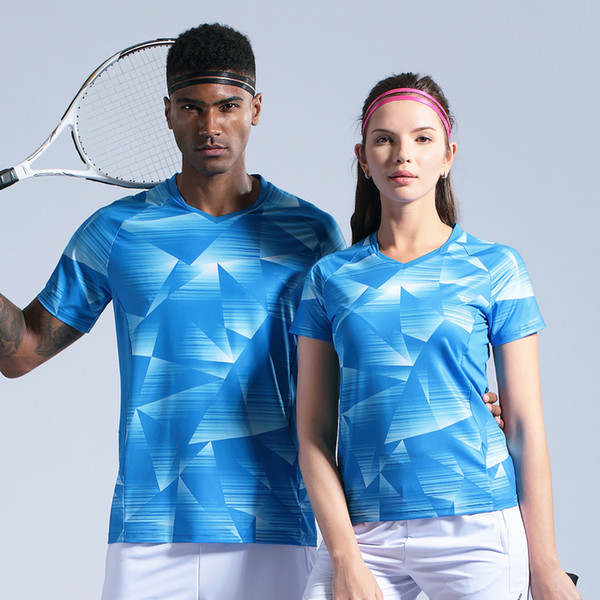 New Tennis shirts Men, sport Badminton shirt Mens Women, table tennis shirts , Quick dry Gym sports training shirts