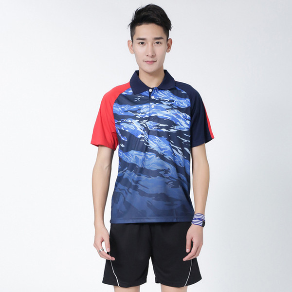 Professional badminton set men's table tennis training suit shuttlecock shirt Badminton jersey & shorts tracksuit sportswear