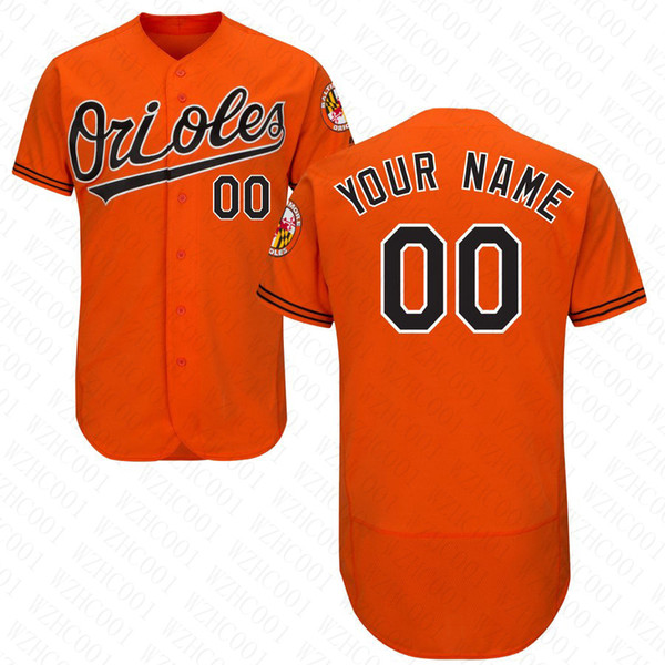 Mens Cal Ripken Jr Jersey Custom Orioles Chance Sisco Dylan Bundy Chris Davis Alex Cobb Trey Mancini Adam Jones Baseball Jersey