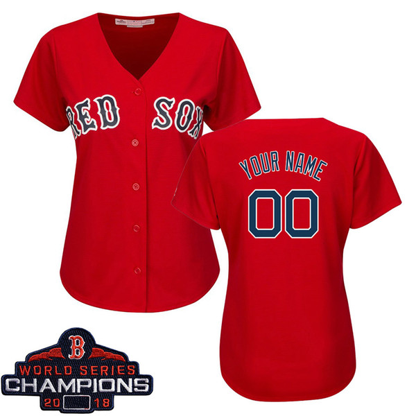 Womens Mookie Betts Jersey Custom Red Sox Chris Sale Steve Pearce David Ortiz David Price Joe Kelly Ladies Baseball Jerseys