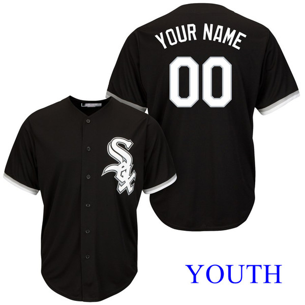 Youth Jose Abreu Jersey Custom White Sox Tim Anderson Bo Jackson Frank Thomas Carlton Fisk Yoan Kids Moncada Baseball Jerseys