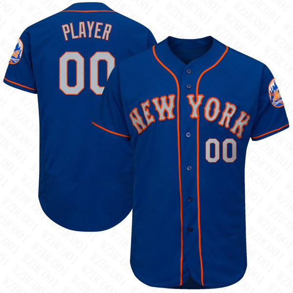 Mens Jacob deGrom Jersey Custom Mets Amed Rosario Robinson Cano Edwin Diaz Michael Conforto Mike Piazza David Wright Baseball Jerseys