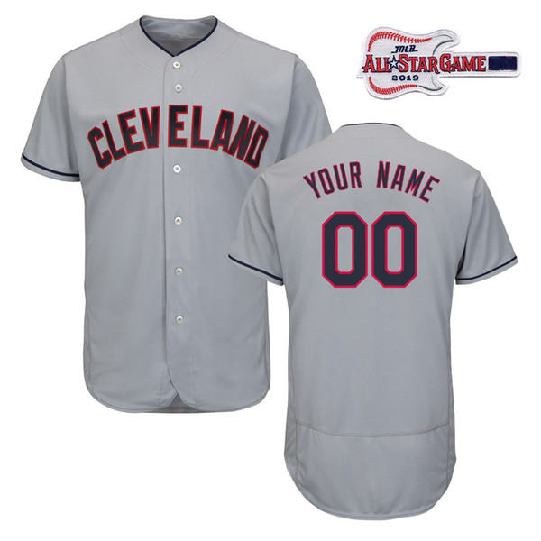 Mens Custom Indians Jerseys Jim Thome Brad Hand Tyler Naquin Jose Ramirez Edwin Encarnacion Francisco Lindor Baseball Jersey