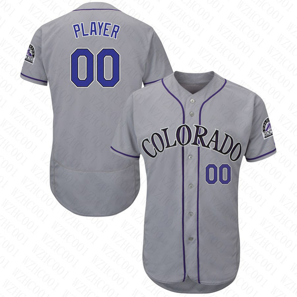 Mens Nolan Arenado Jersey Custom Rockies Stitched Charlie Blackmon Trevor Story Kyle Freeland Tyler Anderson Baseball Jersey