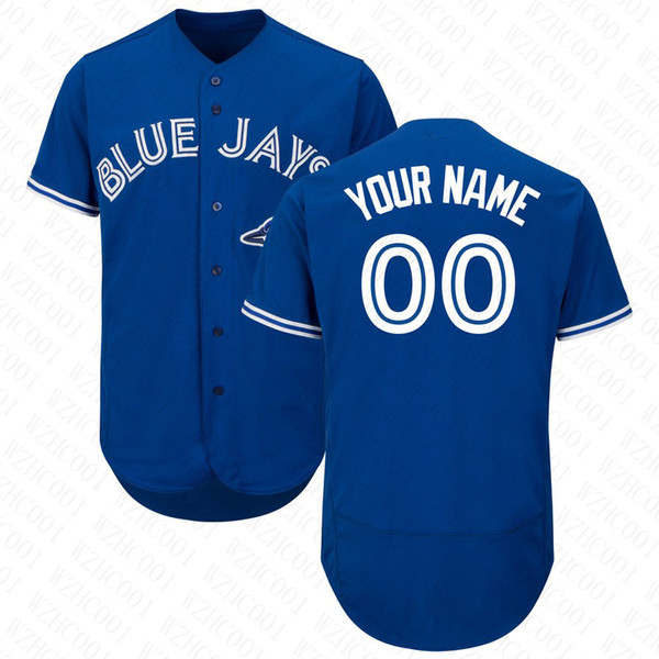 Mens Vladimir Guerrero Jr. Jersey Custom Blue Jays Stitched Russell Martin Marcus Stroman Kevin Pillar Joe Carter Baseball Jerseys