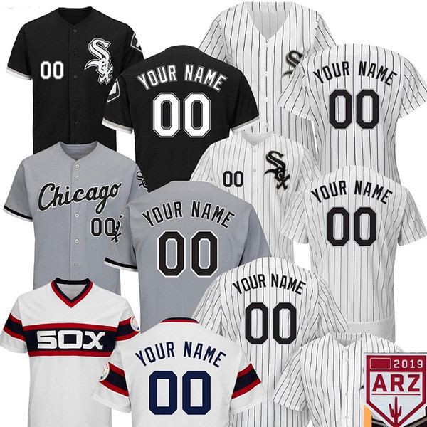 2019 White Sox Jersey 79 Jose Abreu 35 Frank Thomas 72 Carlton Fisk custom personalized chicago cooperstown 21 Frazier 8 Jackson ANY name