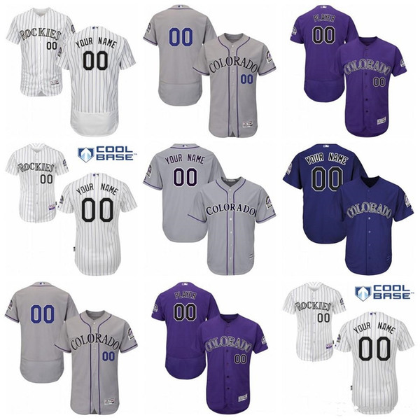 Rockies Baseball Jersey Customized Colorado personalized custom ANY name 27 Trevor Story 28 Nolan Arenado 19 Charlie Blackmon 11 Todd Helton