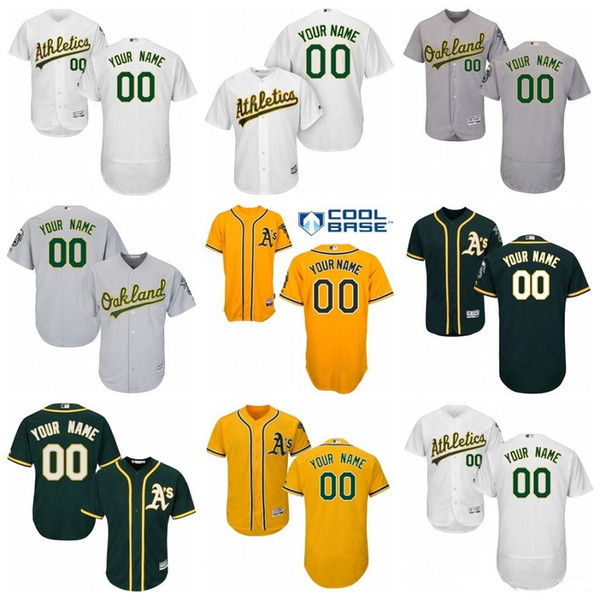 Customized Athletics jersey Oakland personalized custom Matt Chapman Khris Davis Matt Olson Rickey Henderson Blake youth womens men Baseball