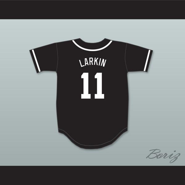 Barry Larkin 11 Aardvarks Baseball Jersey 1st Annual Rock N' Jock Diamond Derby