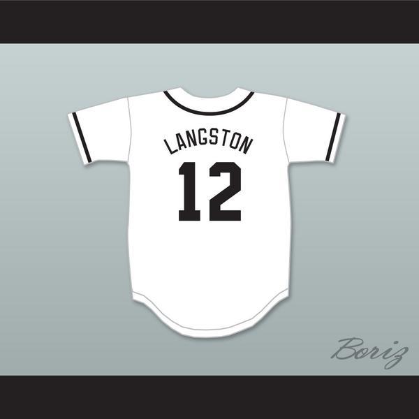 Mark Langston 12 Salamanders Baseball Jersey 1st Annual Rock N' Jock Diamond Derby.