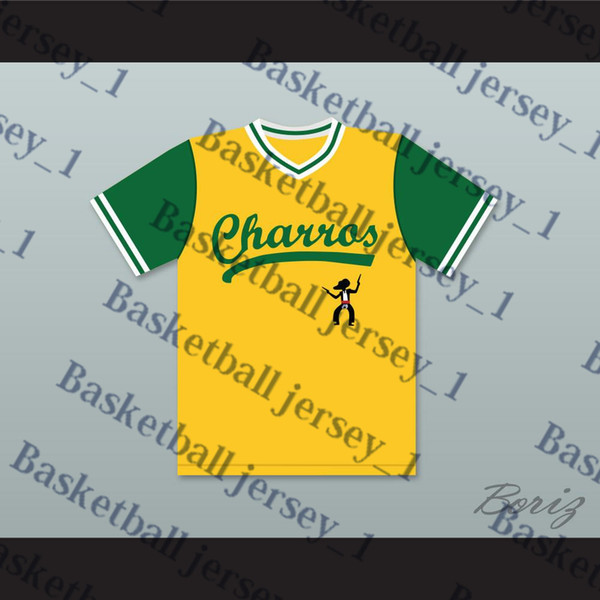 Danny McBride Kenny Powers 55 Charros Away Baseball Jersey Eastbound & Down