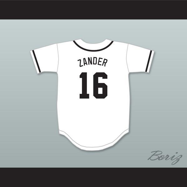 Robin Zander 16 Salamanders Baseball Jersey 1st Annual Rock N' Jock Diamond Derby