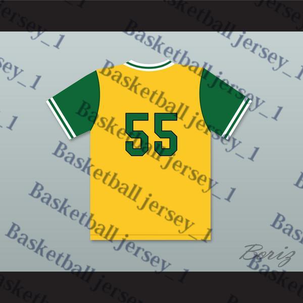 Danny McBride Kenny Powers 55 Charros Away Baseball Jersey Eastbound & Down-1