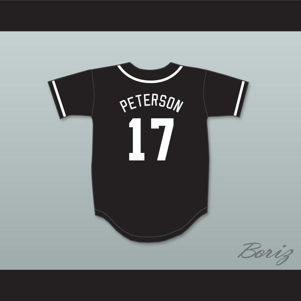 Peterson 17 Aardvarks Baseball Jersey 1st Annual Rock N' Jock Diamond Derby