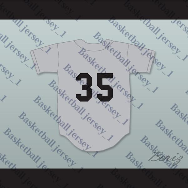 Monty Brewster 35 Hackensack Blue Baseball Jersey Brewster's Millions-