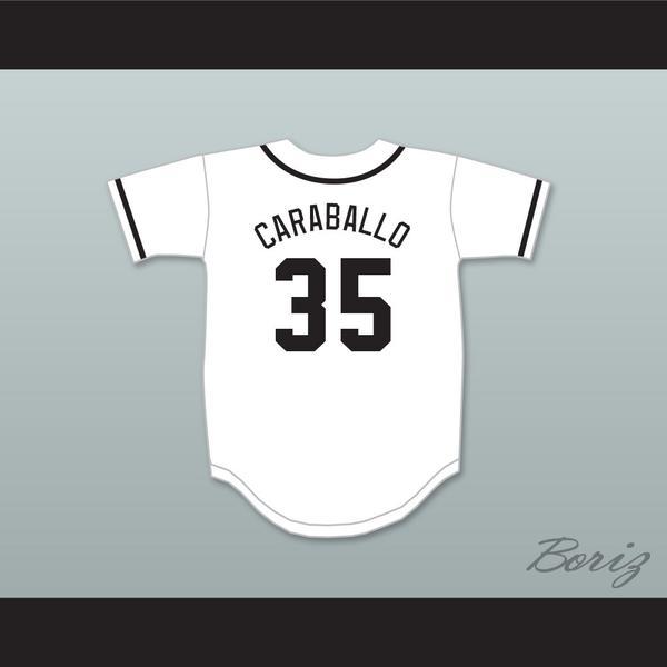 Rick Caraballo 35 Salamanders Baseball Jersey 1st Annual Rock N' Jock Diamond Derby