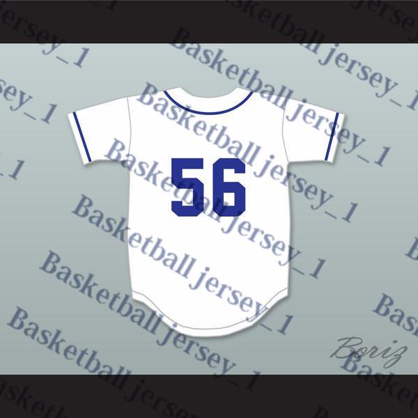 Craig Robinson Reg Mackworthy 56 Los Angeles Baseball Jersey Eastbound & Down.