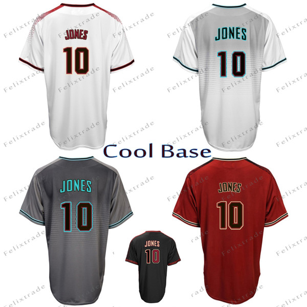 10 Adam Jones Arizona Zack Greinke Ketel Marte David Peralta Nick Ahmed Zack Godley A.J. Pollock Jarrod Dyson Randy Johnson Baseball Jersey