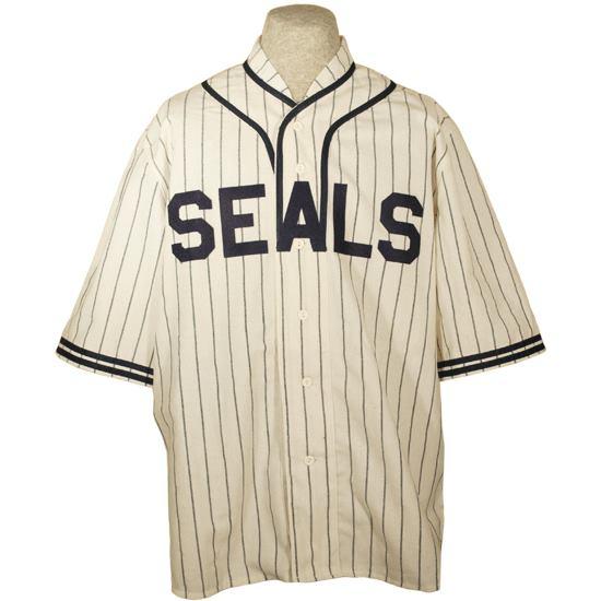 San Francisco Seals 1934 Home Jersey Double Stiched Name & Number & Logos Baseball Jersey For Men Women Youth