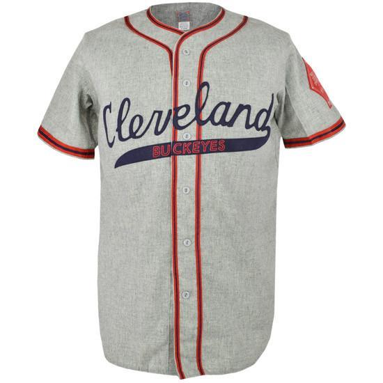 Cleveland Buckeyes 1946 Road Baseball Jersey Doulble Stiched Logos & Name & Number Customizable For Men Women Youth