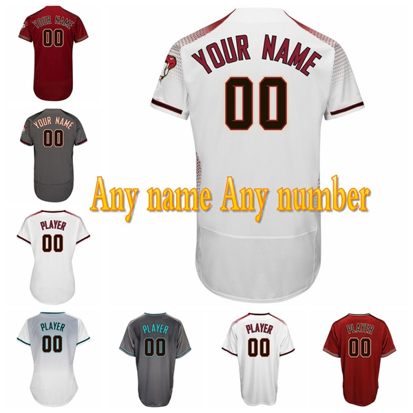 Custom Men's women youth Arizona 44 Paul Goldschmidt 51 Randy Johnson 11 A. J. Pollock 24 Yasmany Tomas 21 Zack Greinke Baseball Jersey