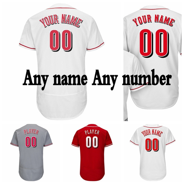 Custom Cincinnati Baseball Jersey 5 Johnny Bench Jersey 11 Barry Larkin Jersey 19 Joey Votto 14 Pete Rose 17 Chris Sabo 3 Scooter Gennett