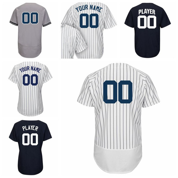 Custom Men's women youth New York Jersey Any Your name and your number Aaron Judge Don Mattingly Mariano Rivera Jerseys High-qualit Top