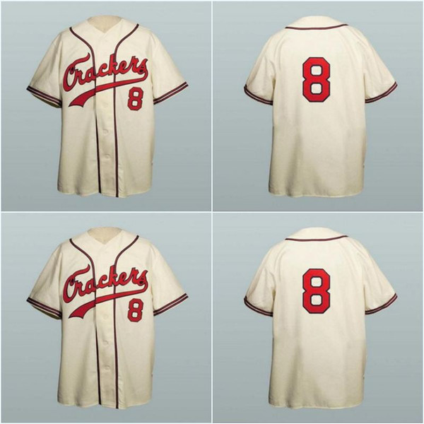 1957 Replica Atlanta Crackers Button-Down Baseball Jersey Personalized High Quality Free Shipping Cheap Baseball Jerseys