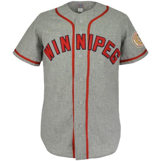 Winnipeg Goldeyes 1963 Road Jersey Double Stiched Name & Number & Logos Baseball Jersey For Men Women Youth