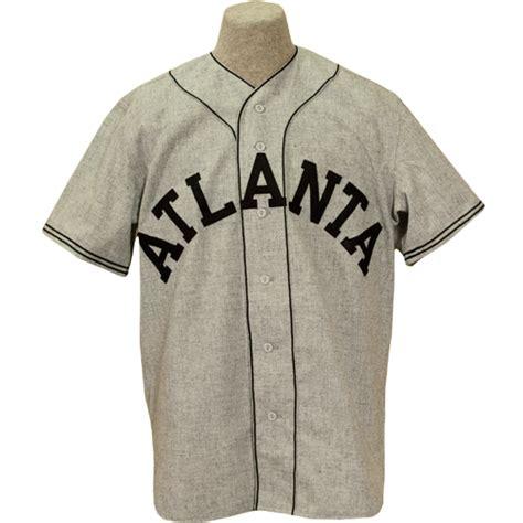 Atlanta Crackers 1947 Road Jersey Double Stiched Name & Number & Logos Baseball Jersey For Men Women Youth