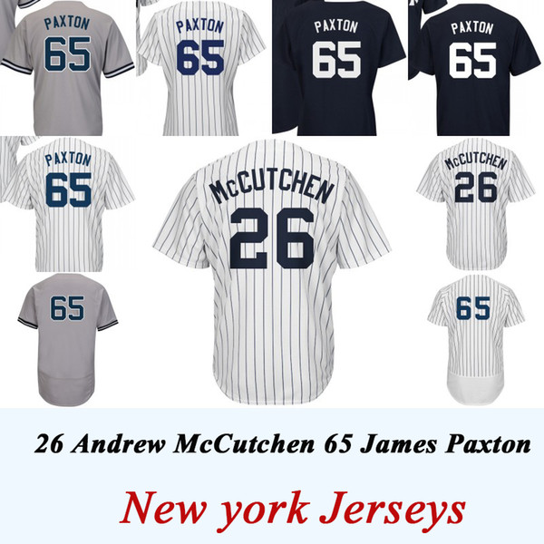 26 AndrewMcCutchen 65 James Paxton New York Aaron Judge Giancarlo Stanton Gleyber Torres Brett Gardner Miguel Andujar Aaron Hicks Jerseys