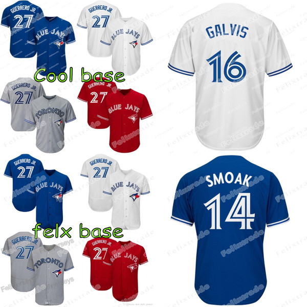 27 Vladimir Guerrero Jr Toronto Jersey Blue Jays Freddy Galvis Justin Smoak Randal Grichuk Brandon Drury Russell Martin Stroman