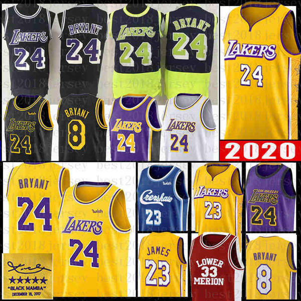 Mens 2020 LeBron 23 James Lower Merion 8 24 33 college Basketball Jerseys ncaa Los Angeles
Lakers KOBE
Jersey BRYANT
Jersey