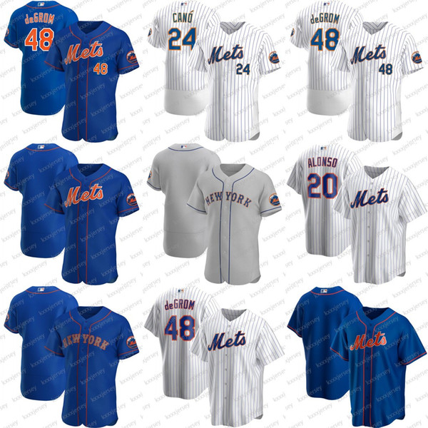 New Men's Women's Youth York Robinson Canó Jacob deGrom DARRYL STRAWBERRY Noah Syndergaard Pete Alonso Michael Conforto 2020 Met jersey