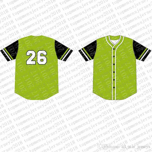 Top Custom Baseball Jerseys Mens Embroidery Logos Jersey Free Shipping Cheap wholesale Any name any number Size M-XXL 88