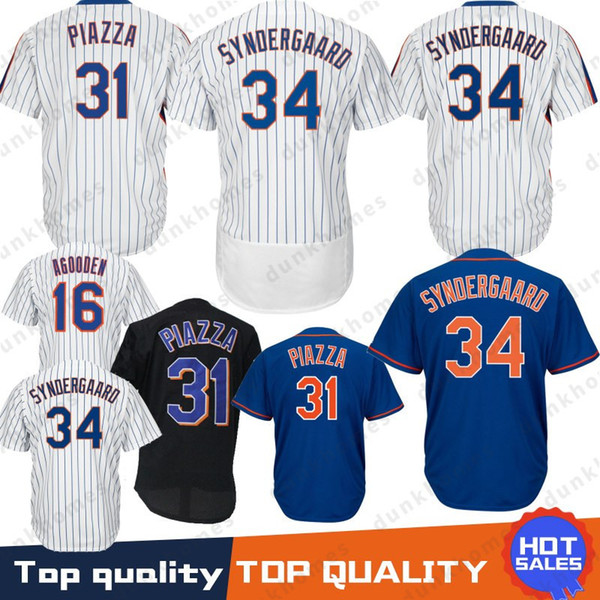 Stitched 17 Keith Hernandez jersey 16 Dwight Gooden 31 34 Noah 52 Yoenis Cespedes 18 Darryl Strawberry 48 Jacob DeGrom new