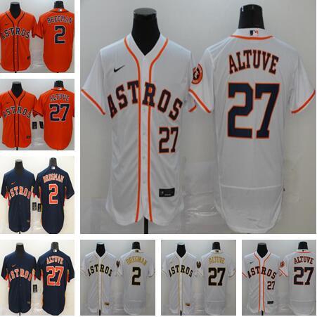 2020 New Houston Baseball Astros 27 Jose Altuve Jersey 4 George Springer 23 Michael Brantley 10 Yuli Gurriel 2 Alex Bregman Verlander