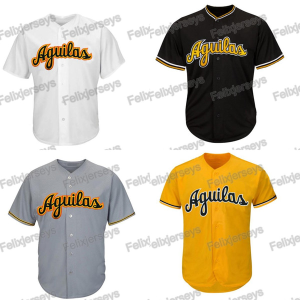 Aguilas Cibaeñas Baseball Jersey Movie Jerseys Men All Stitched Baseball Jerseys Free Shipping white Grey Color