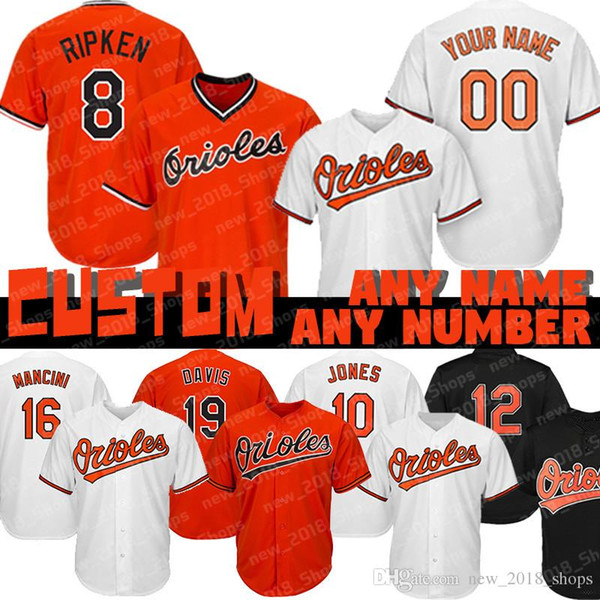 Custom 8 Cal Ripken Jr. Orioles 19 Chris Davis 16 Kolten Wong 10 Adam Jones 15 Chance Sisco 22 Jim Palmer 37 Dylan Bundy 25 Anthony Santande