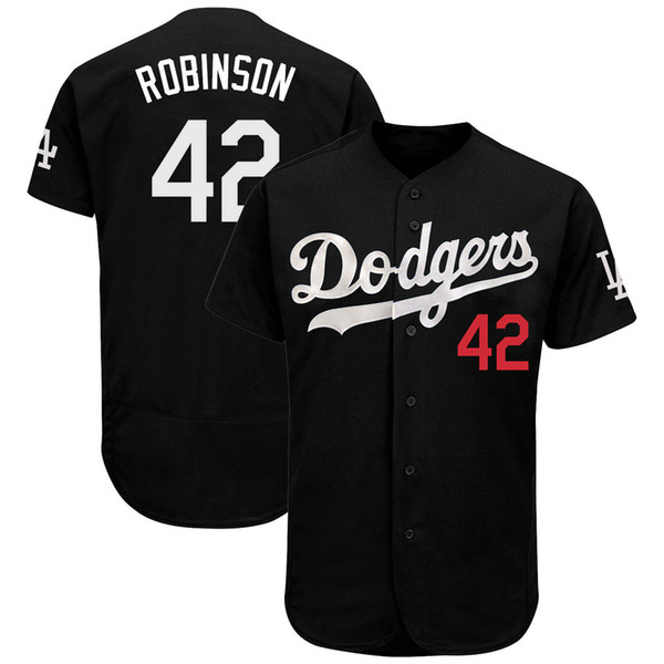 Jackie Robinson Jersey Los Angeles White Black Blue Felx Base Grey Cool Base 2019 Clearance Sale Baseball Jerseys