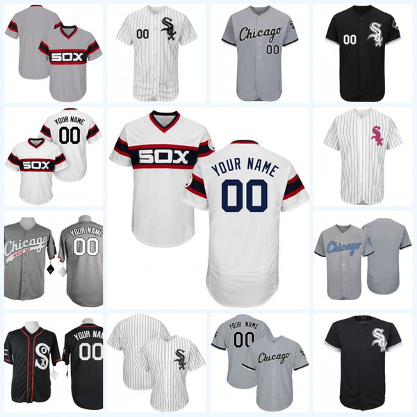 Michael Kopech Eloy Jimenez Jose Abreu Yoan Moncada Tim Anderson Adam Engel Alonso Micker Adolfo Jim Thome White Sox baseball Jersey S-5XL