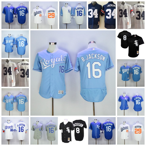 Bo Jackson Jersey Kansas City Royals #16 Aubrun Tigers #29 Jerseys Chicago #8 Jersey Sttiched