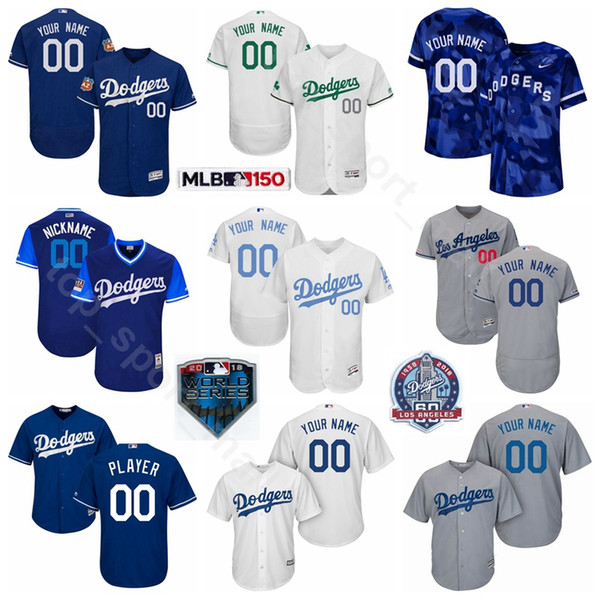 Los Angeles Baseball Dodgers 42 Jackie Robinson Jersey 34 Fernando Valenzuela 32 Sandy Koufax 30 Maury Wills 55 Orel Hershiser Custom Name