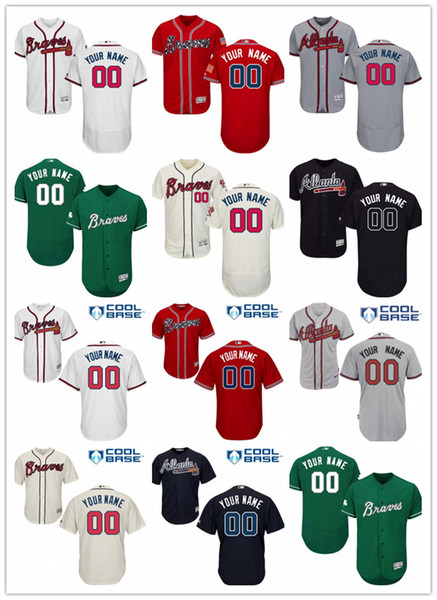 custom Atlanta Men/Women/Youth Braves 00 any name number 