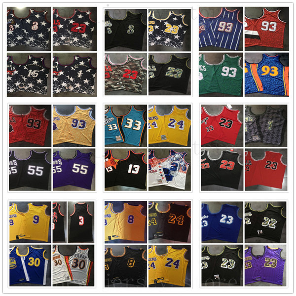 Authentic Stitched Jerseys Top Quality Mens Men Man Yellow White Green Blue Purple Jersey Cheap Wholesale Free Shipping