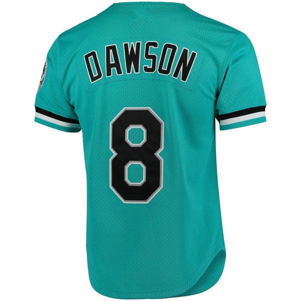 Men Andre Dawson Jose Fernandez Giancarlo Stanton 20 Miguel Cabrera 35 Dontrelle Willis Turn Back retro mesh batting M&N Baseball Jerseys