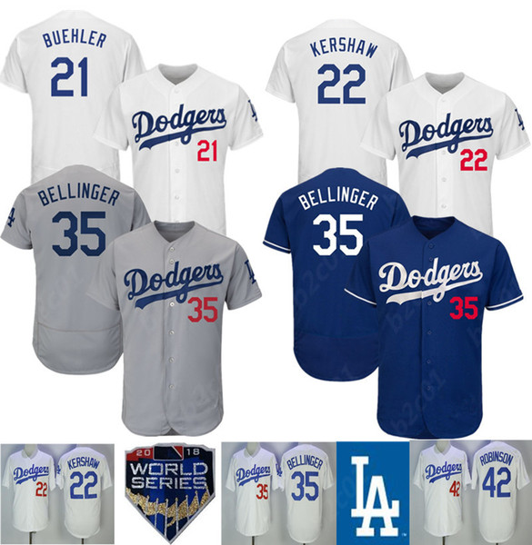 LA Dodgers Jersey Clayton Kershaw Corey Seager Justin Turner Kike Hernandez Cody Bellinger Walker Buehler Russell Martin jerseys