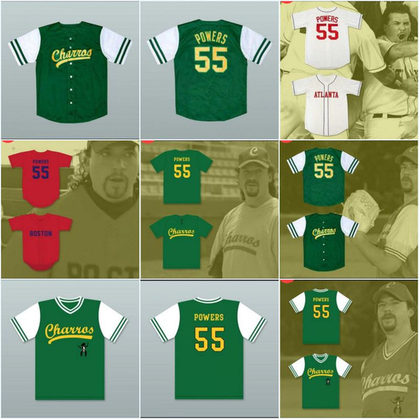 Men kenny powers 55 eastbound and down mexican charros any player or number stitch sewn Stitch Sewn Movie Jerseys