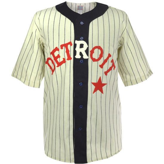 Detroit Stars 1920 Home Jersey Double Stiched Name & Number & Logos For Men Women Youth Customizable